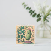 Ich bin irgendwie ein großer Tod Quadratische Visitenkarte (Stehend Vorderseite)