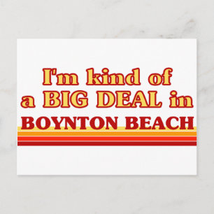 Ich bin irgendwie ein großes DEAL in Boynton Beach Postkarte