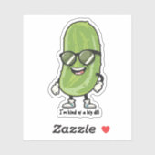 Ich bin irgendwie eine große Krankheit | Gurken mi Aufkleber (Blatt)