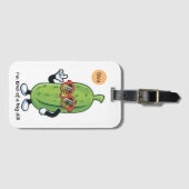 Ich bin irgendwie eine große Krankheit | Gurken mi Gepäckanhänger (Vorderseite (Horizontal))