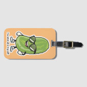 Ich bin irgendwie eine große Krankheit | Gurken mi Gepäckanhänger (Vorderseite (Horizontal))