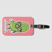 Ich bin irgendwie eine große Krankheit | Gurken mi Gepäckanhänger (Vorderseite (Horizontal))