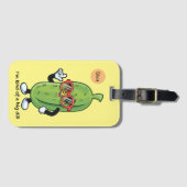 Ich bin irgendwie eine große Krankheit | Gurken mi Gepäckanhänger (Vorderseite (Horizontal))