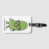 Ich bin irgendwie eine große Krankheit | Gurken mi Gepäckanhänger (Vorderseite (Horizontal))