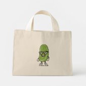 Ich bin irgendwie eine große Krankheit | Gurken mi Mini Stoffbeutel (Rückseite)