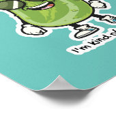 Ich bin irgendwie eine große Krankheit | Gurken mi Poster (Ecke)