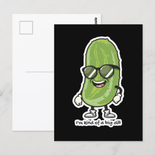 Ich bin irgendwie eine große Krankheit   Gurken mi Postkarte
