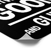 Ich bin irgendwo zwischen Goon und Glitzer Poster (Ecke)