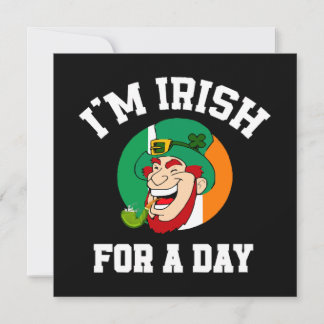 Ich bin Irisch für einen Tag St. Patricks Day-Klee