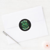 Ich bin irisches Gefühl Lucky St Patricks Day Runder Aufkleber (Umschlag)
