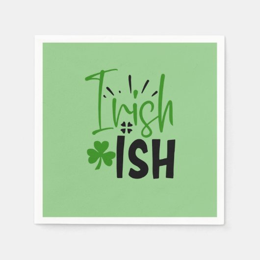 Ich bin Irish St. Patrick’s Day Paper Serviette (Vorderseite)