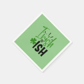 Ich bin Irish St. Patrick’s Day Paper Serviette (Ecke)
