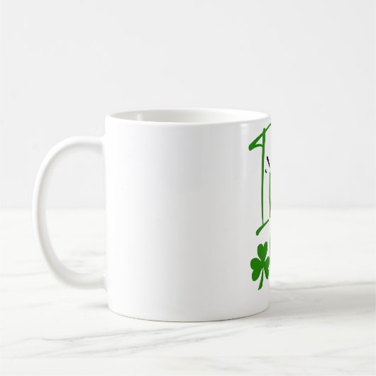 Ich bin Irish St. Patrick's Day T - Shirt Kaffeetasse (Links)