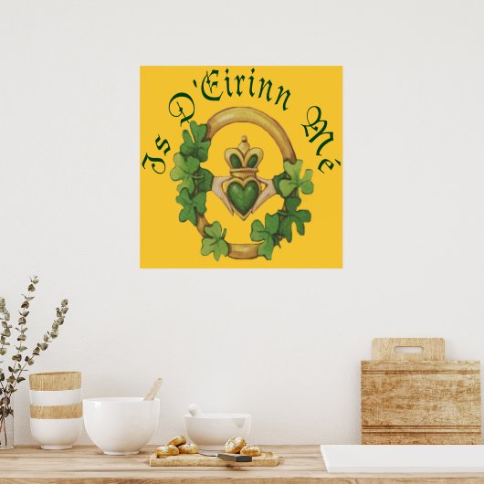 Ich bin Irland Poster (Küche)