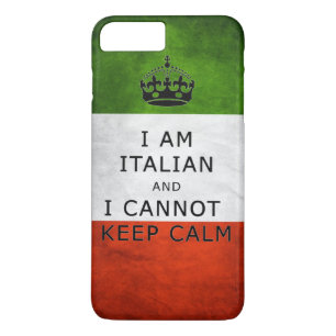 Ich bin Italiener und ich kann keine ruhige Telefo Case-Mate iPhone Hülle