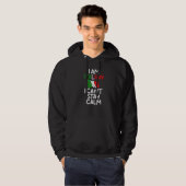 Ich bin Italienisch Ich Cant Bleibe Ruhe Italienis Hoodie (Vorne ganz)
