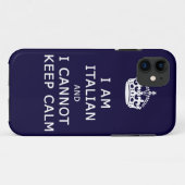 ich bin italienisch und ich kann ruhigen Case-Mate iPhone hülle (Rückseite (Horizontal))