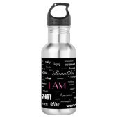 Ich bin….ja sind Sie Edelstahlflasche (Vorderseite)