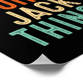 Ich bin Jack tun Jack Dinge Funny Geschenke Weihna Poster (Ecke)