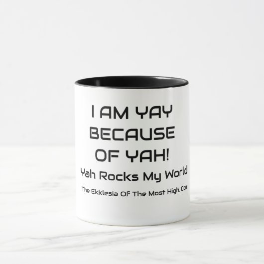 ICH BIN JAY WEGEN YAH - CUP TASSE (Zentrum)