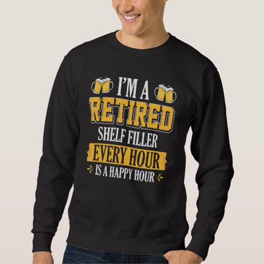 Ich bin jede Stunde ein Ruhestützer Sweatshirt (Vorderseite)