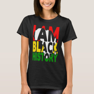 Ich bin jeden Monat schwarz Monat schwarzer Geschi T-Shirt