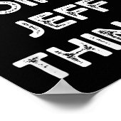 Ich bin Jeff, der Jeff Dings Funny Christmas Idea Poster (Ecke)