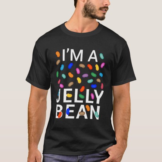 Ich bin Jelly Bean Halloween Candy T-Shirt (Vorderseite)
