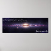 Ich bin jemand - Inspiration panoramisch Poster (Vorne)