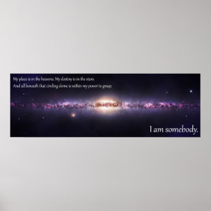 Ich bin jemand - Inspiration panoramisch Poster