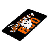 Ich bin jemandes Boo Ghost Halloween Magnet (Linke Seite)