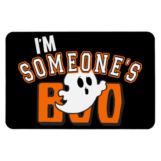 Ich bin jemandes Boo Ghost Halloween Magnet (Horizontal)