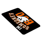 Ich bin jemandes Boo Ghost Halloween Magnet (Rechte Seite)