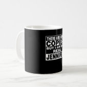 Ich bin Jennifer Funny Personalisiertes Geschenk Kaffeetasse (Vorderseite Links)