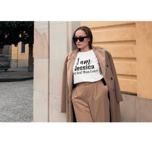 Ich bin Jessica Die Beste Mutter Aller Zeiten Pers T-Shirt