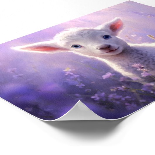 Ich bin Jesu' kleines Lamm Poster (Ecke)