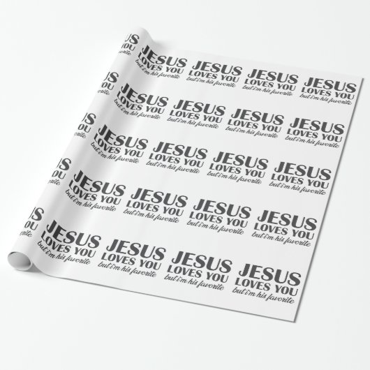 Ich bin Jesus-Liebling Geschenkpapier (Ungerollt)