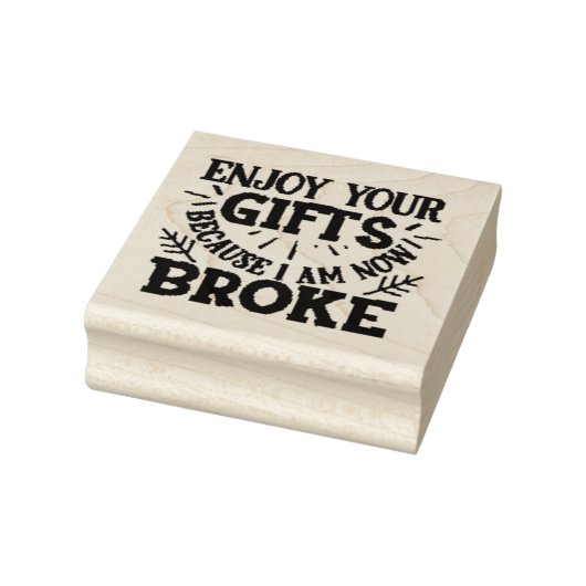 Ich bin jetzt Broke Gummistempel (Stempel)