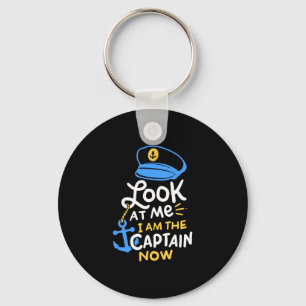 Ich bin jetzt der Kapitän Geschenk für Boots Kapit Schlüsselanhänger