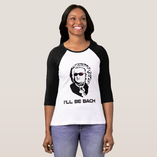 Ich bin Johann Sebastian Bach T-Shirt (Vorne ganz)