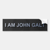 Ich bin John Galt Autoaufkleber (Vorne)