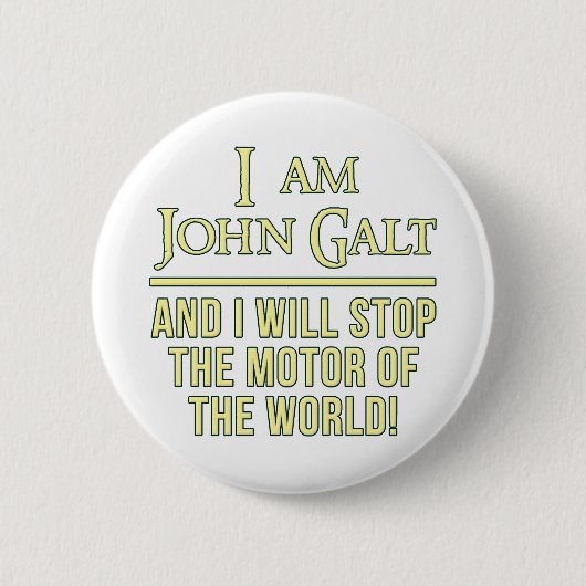 Ich bin John Galt Button (Vorderseite)