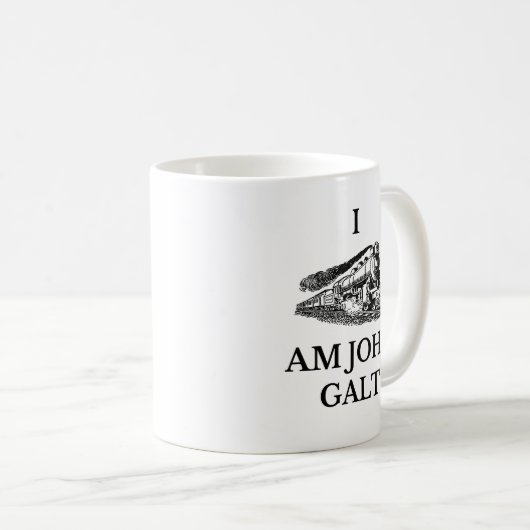 ICH BIN JOHN GALT KAFFEETASSE (VorderseiteRechts)