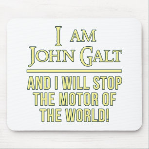 Ich bin John Galt Mousepad
