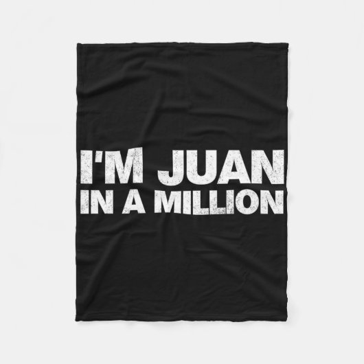 Ich bin Juan in einer Million Cinco De Mayo Mexika Fleecedecke (Vorderseite)