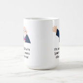 Ich bin jugendlich mit 80 Jahren Erfahrung! bearbe Kaffeetasse (Mittel)