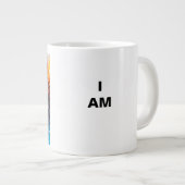 ICH BIN Jumbo-Tasse (Vorderseite Rechts)
