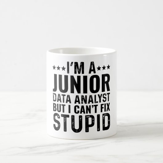 Ich bin Junior Data Analyst, aber ich kann keinen Kaffeetasse (Mittel)