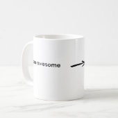 Ich bin - Kaffee-Tasse fantastisch Kaffeetasse (Vorderseite Links)