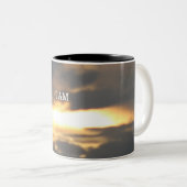 ICH BIN KAFFEE-TASSE ZWEIFARBIGE TASSE (VorderseiteRechts)